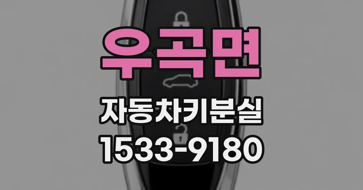 우곡면 자동차키분실