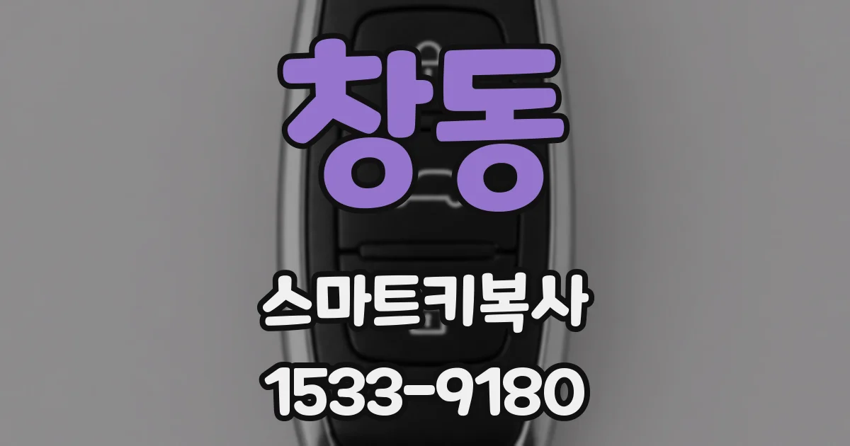 창동 스마트키복사