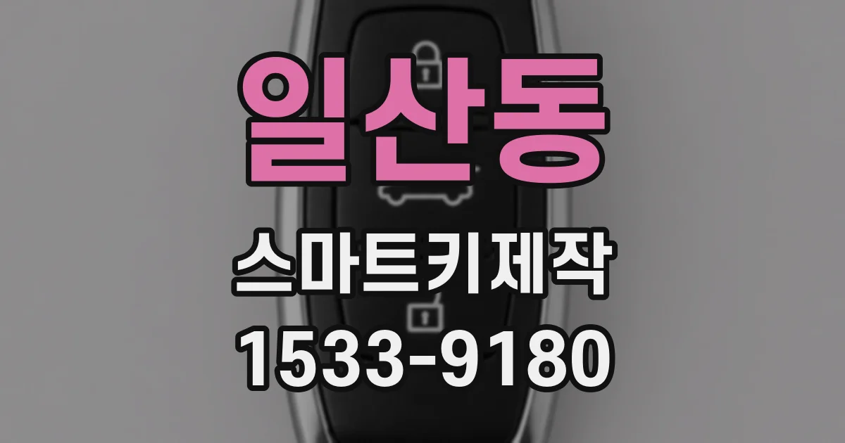 일산동 스마트키제작