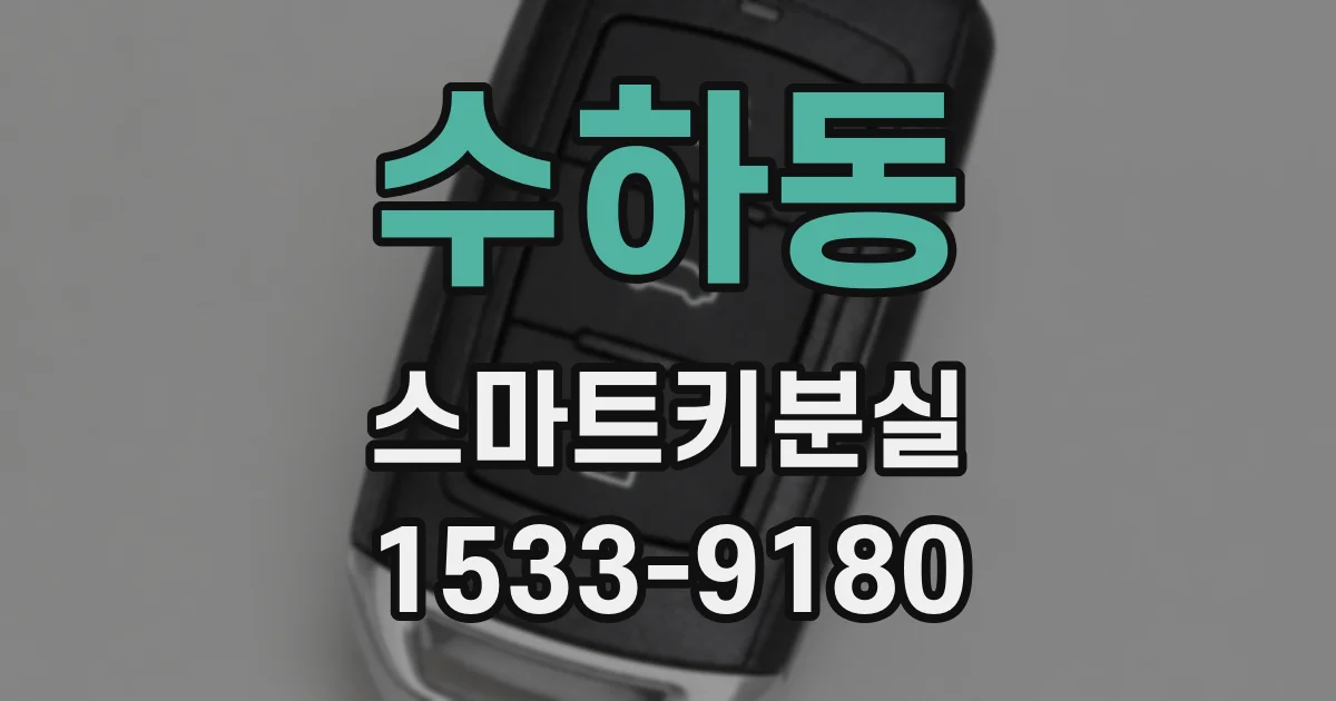 수하동 스마트키분실