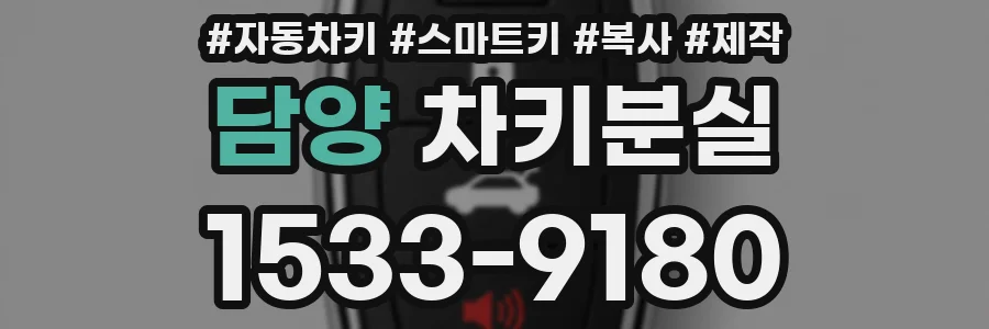 담양 차키분실