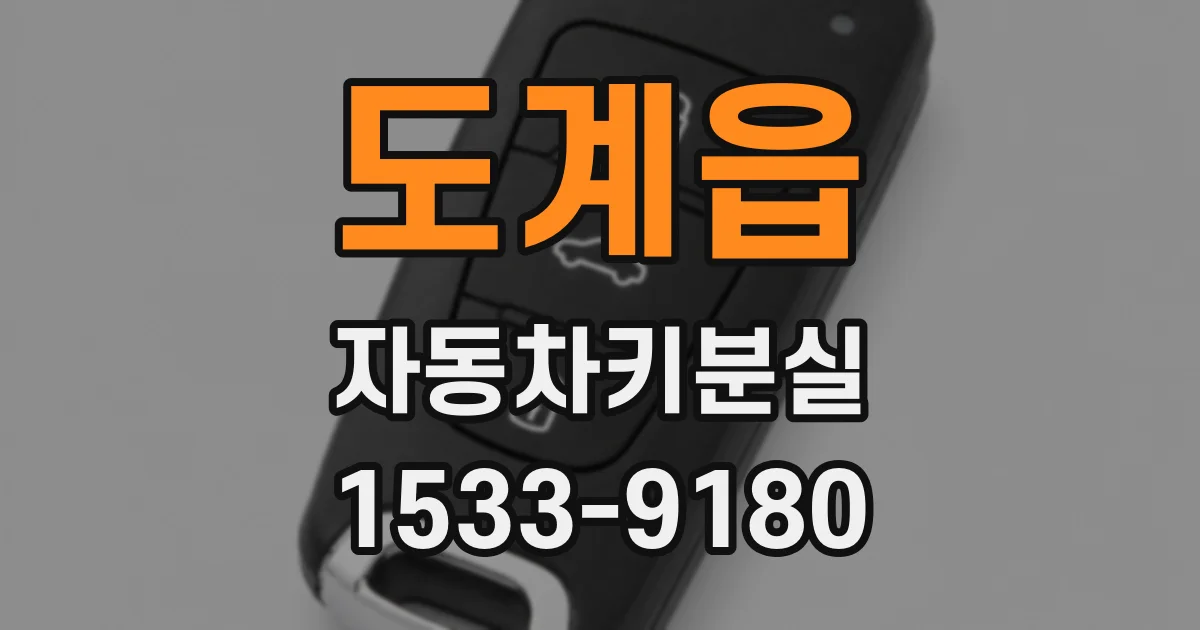 도계읍 자동차키분실