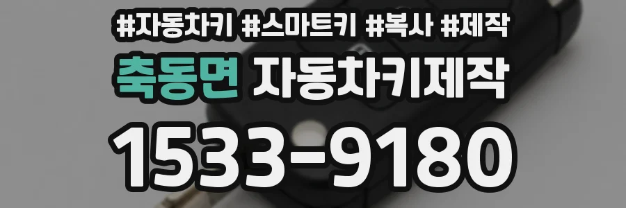 축동면 자동차키제작