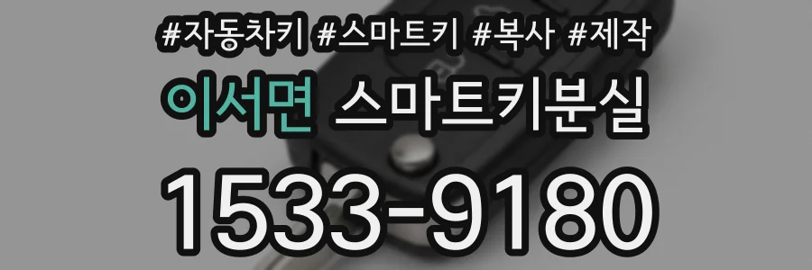 이서면 스마트키분실