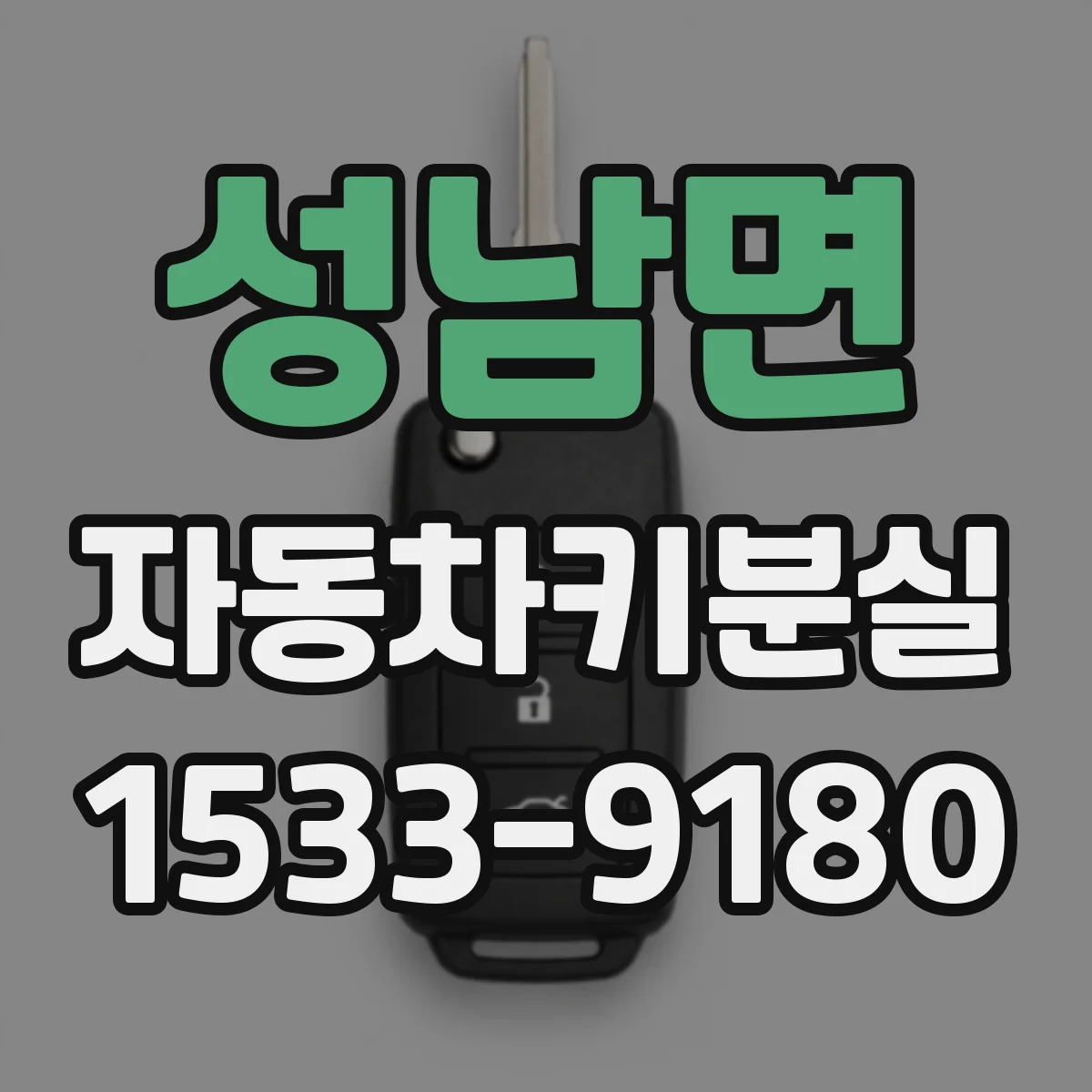 성남면 자동차키분실