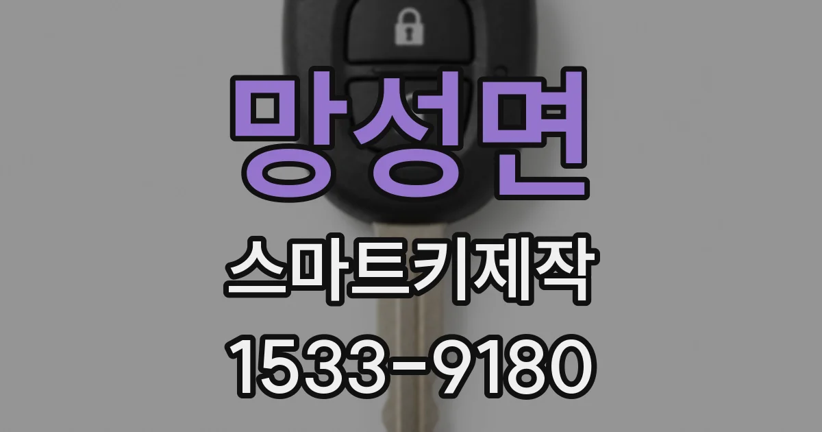 망성면 스마트키제작