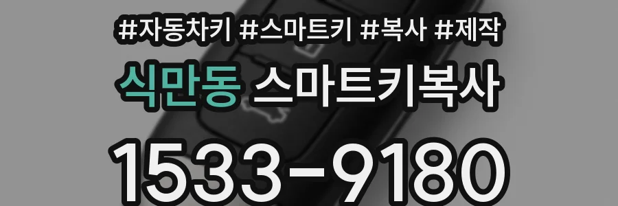 식만동 스마트키복사