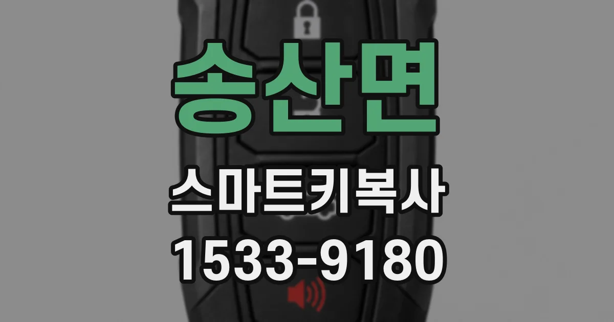 송산면 스마트키복사