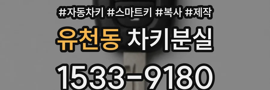 유천동 차키분실