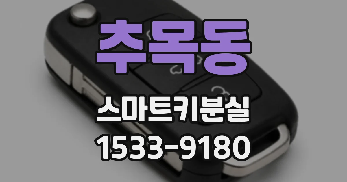 추목동 스마트키분실