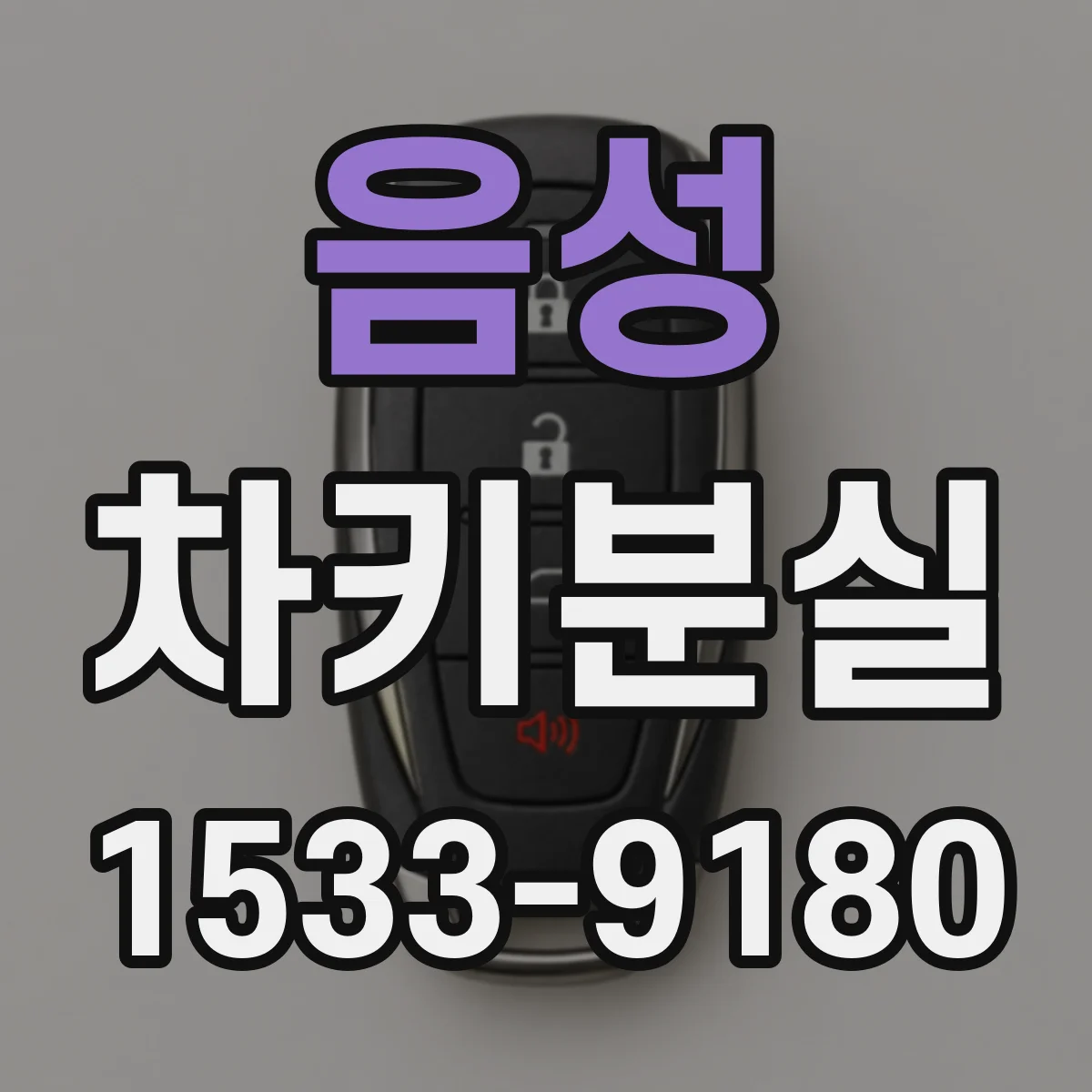음성 차키분실