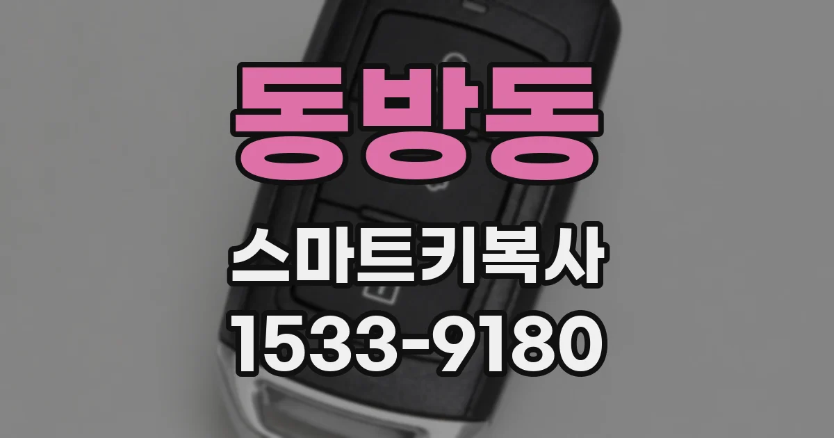 동방동 스마트키복사