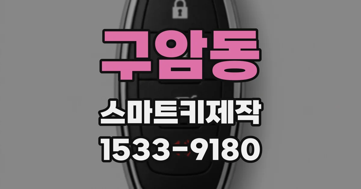 구암동 스마트키제작