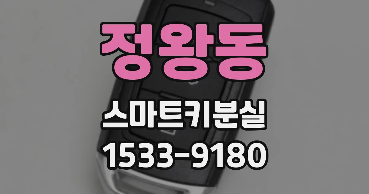 정왕동 스마트키분실