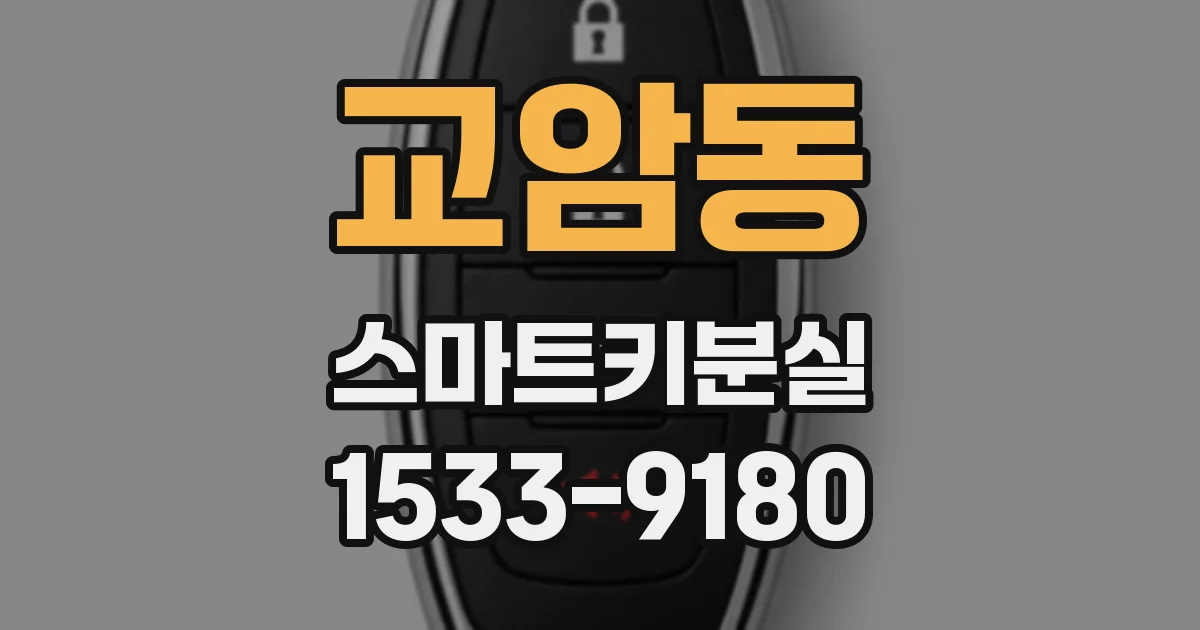 교암동 스마트키분실