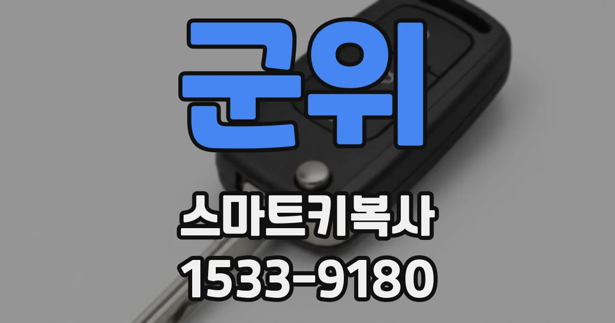 군위 스마트키복사