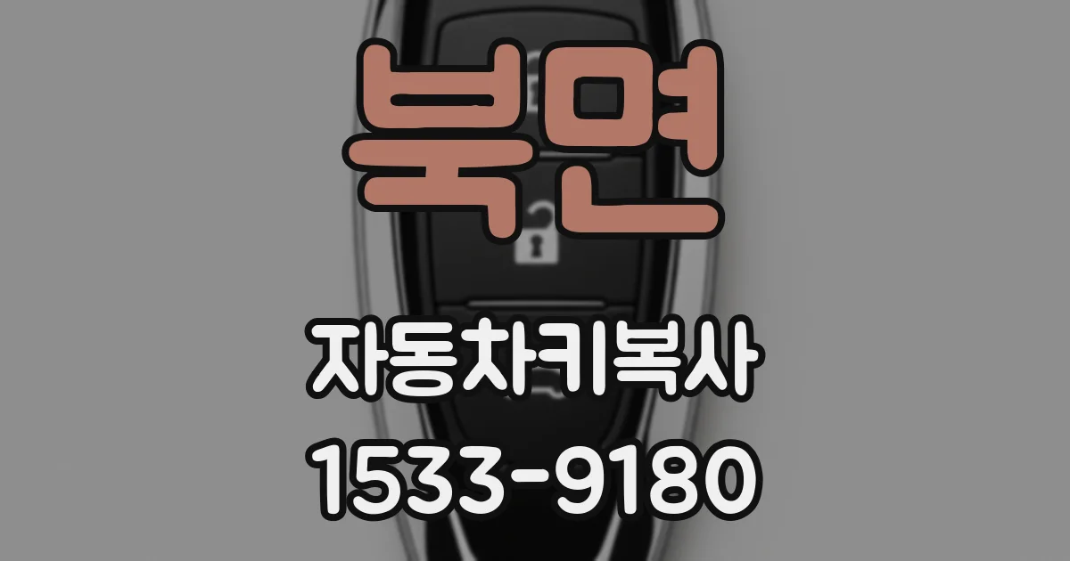 북면 자동차키복사