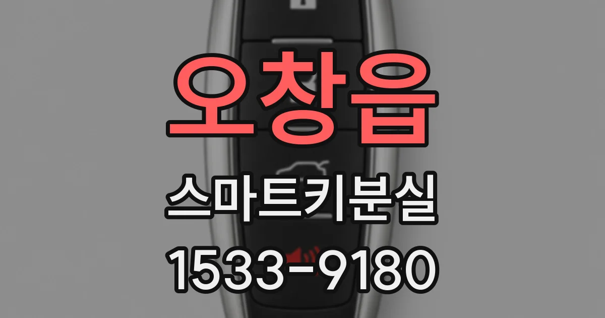 오창읍 스마트키분실