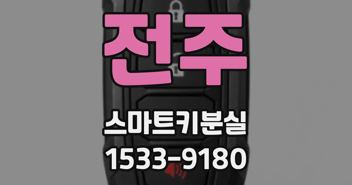 전주 스마트키분실