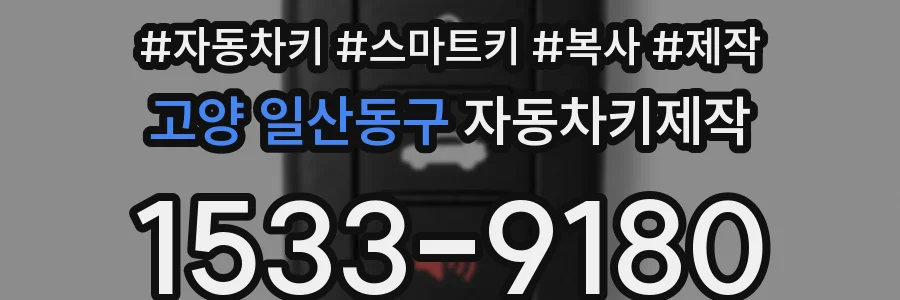 고양 일산동구 자동차키제작