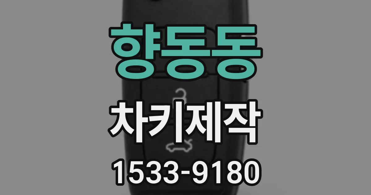 향동동 차키제작