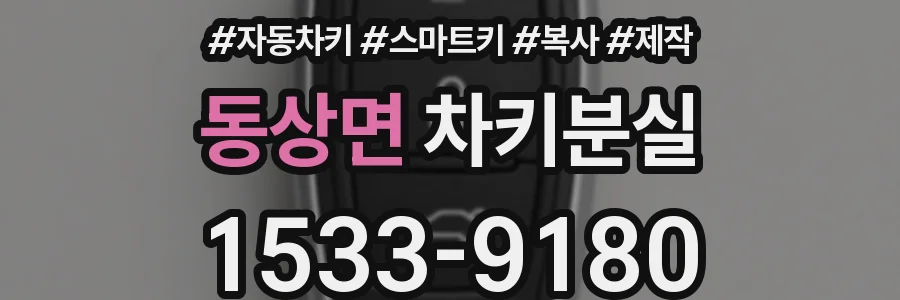 동상면 차키분실