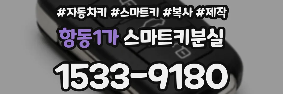 항동1가 스마트키분실