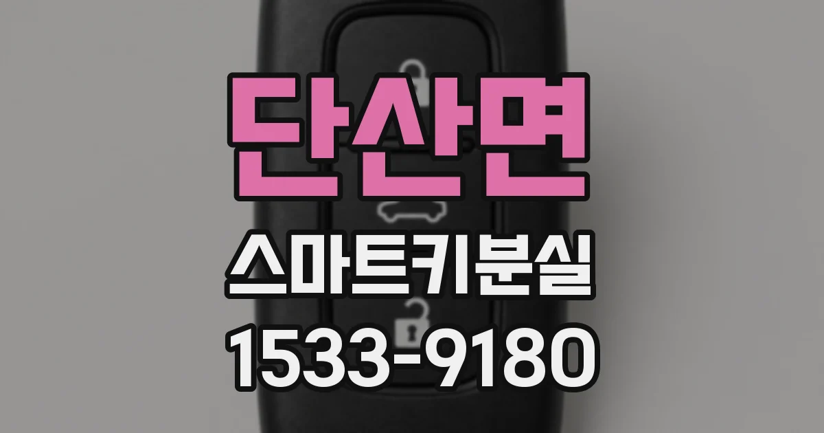 단산면 스마트키분실