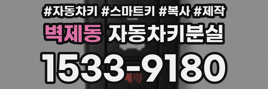 벽제동 자동차키분실