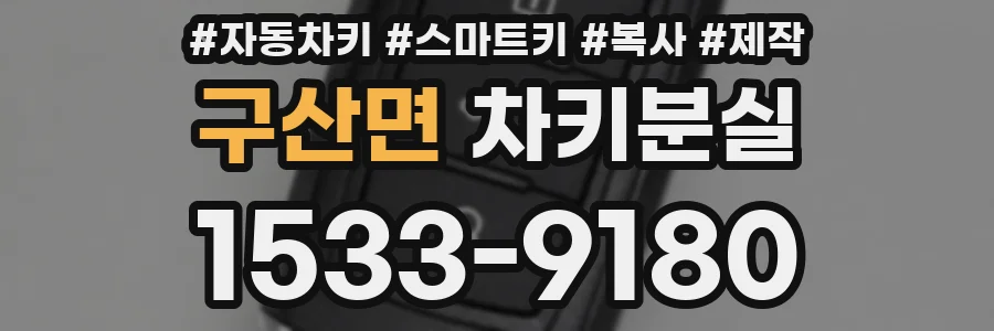 구산면 차키분실