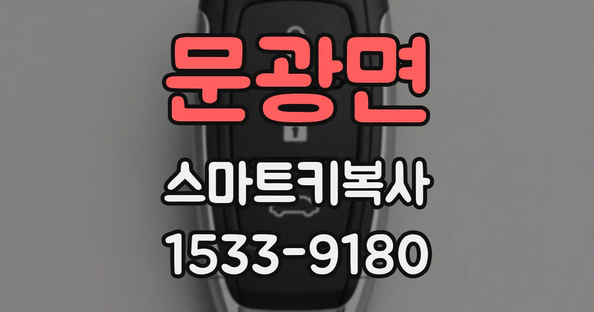 문광면 스마트키복사
