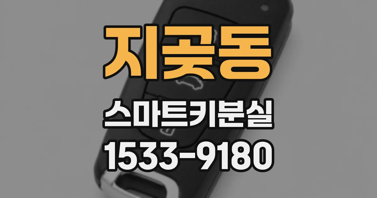지곶동 스마트키분실