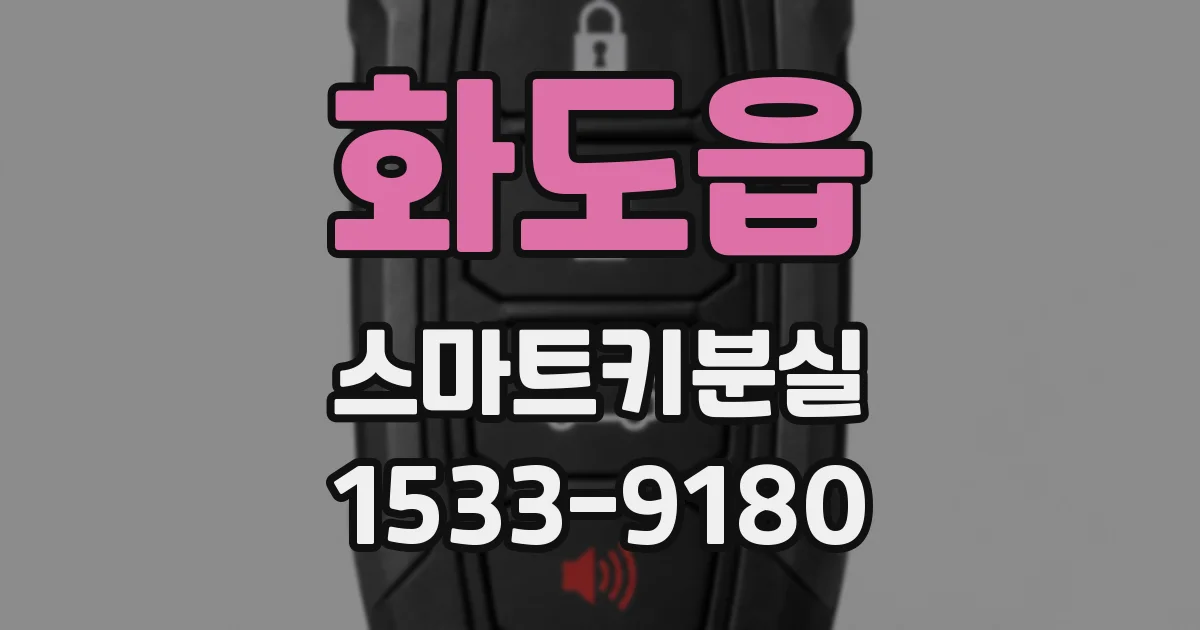화도읍 스마트키분실