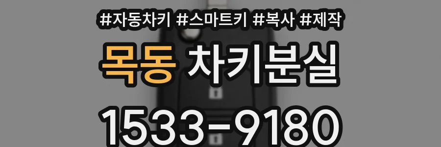 목동 차키분실