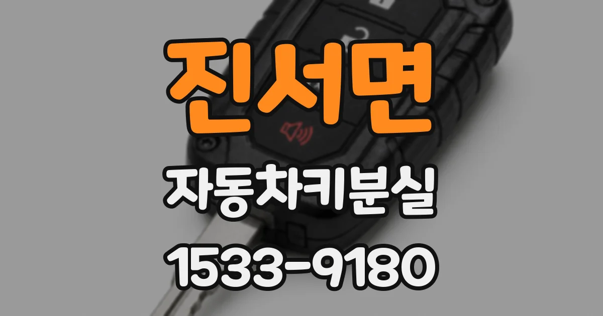 진서면 자동차키분실