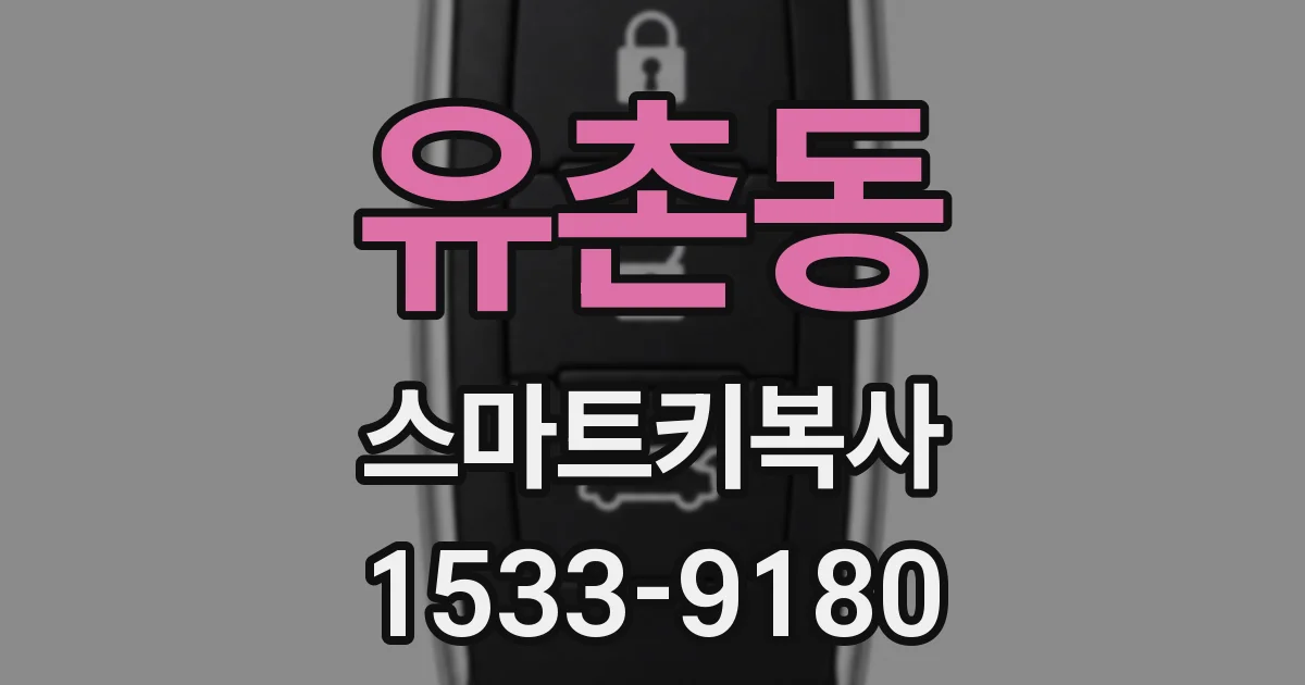 유촌동 스마트키복사