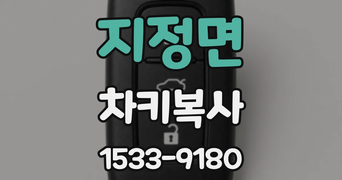 지정면 차키복사