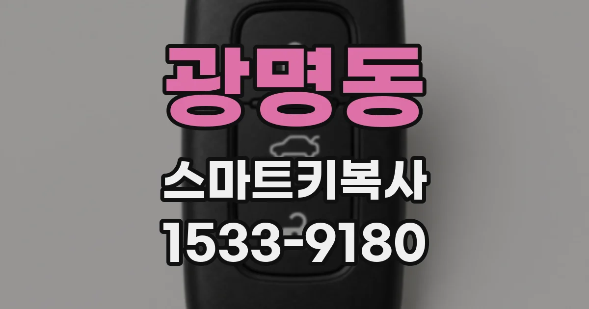 광명동 스마트키복사