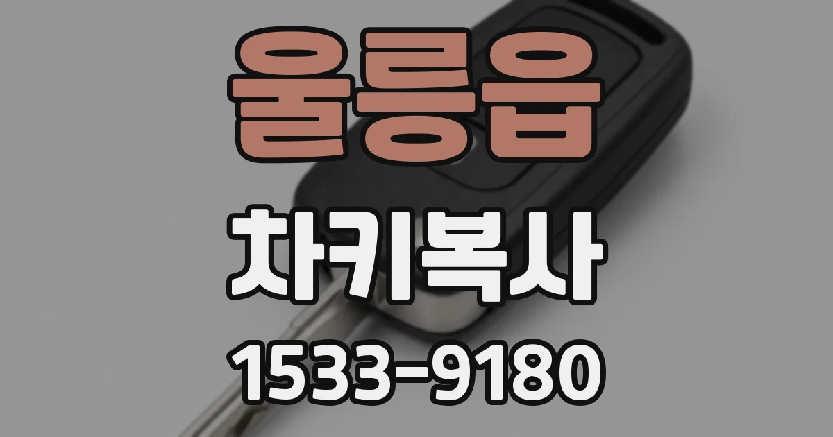 울릉읍 차키복사