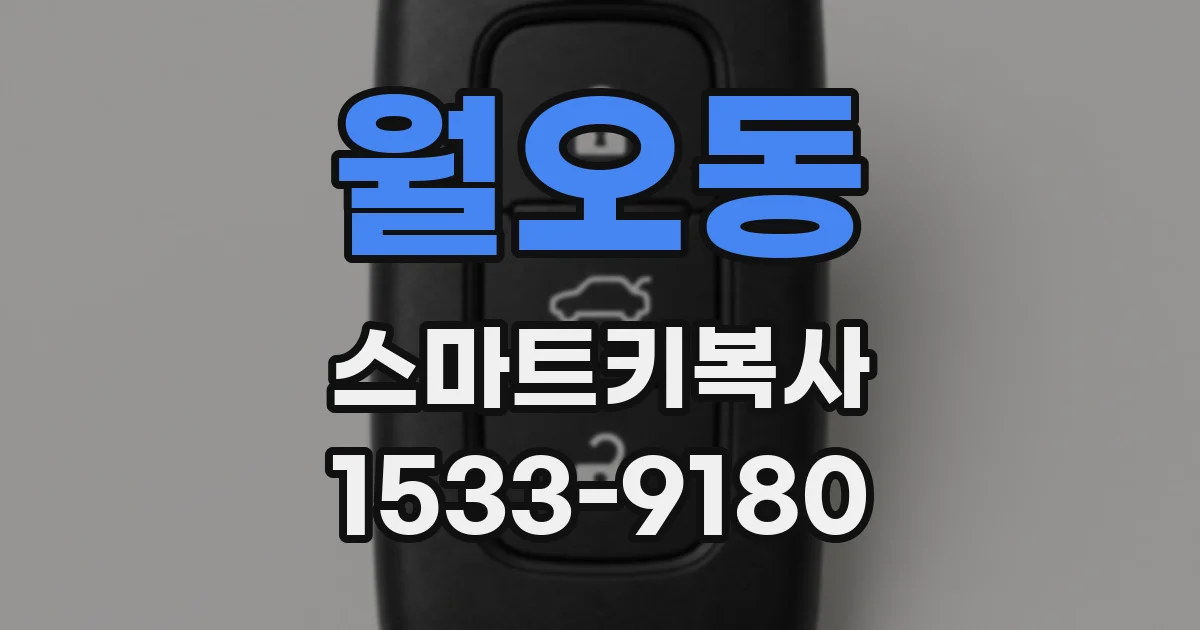 월오동 스마트키복사
