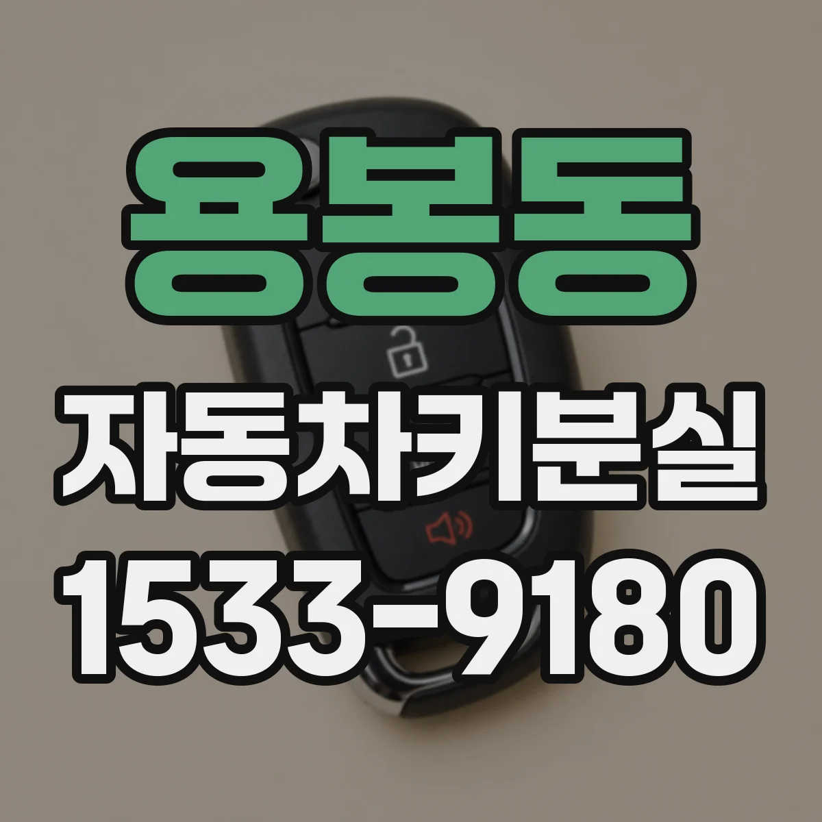 용봉동 자동차키분실