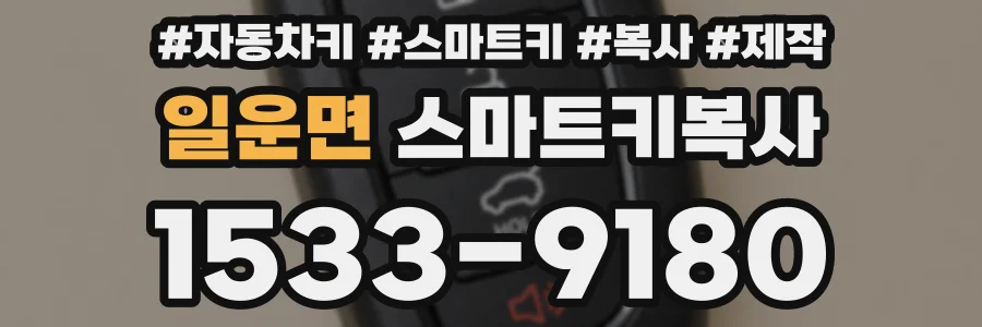 일운면 스마트키복사