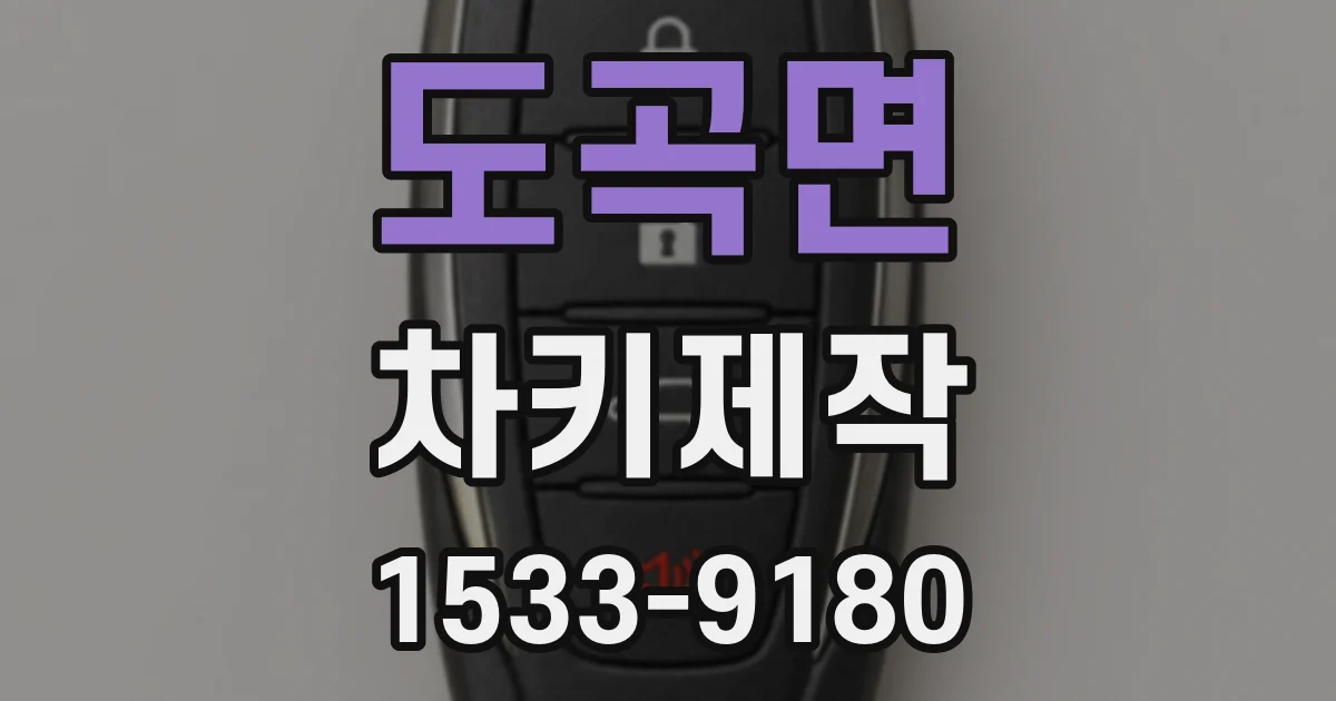 도곡면 차키제작
