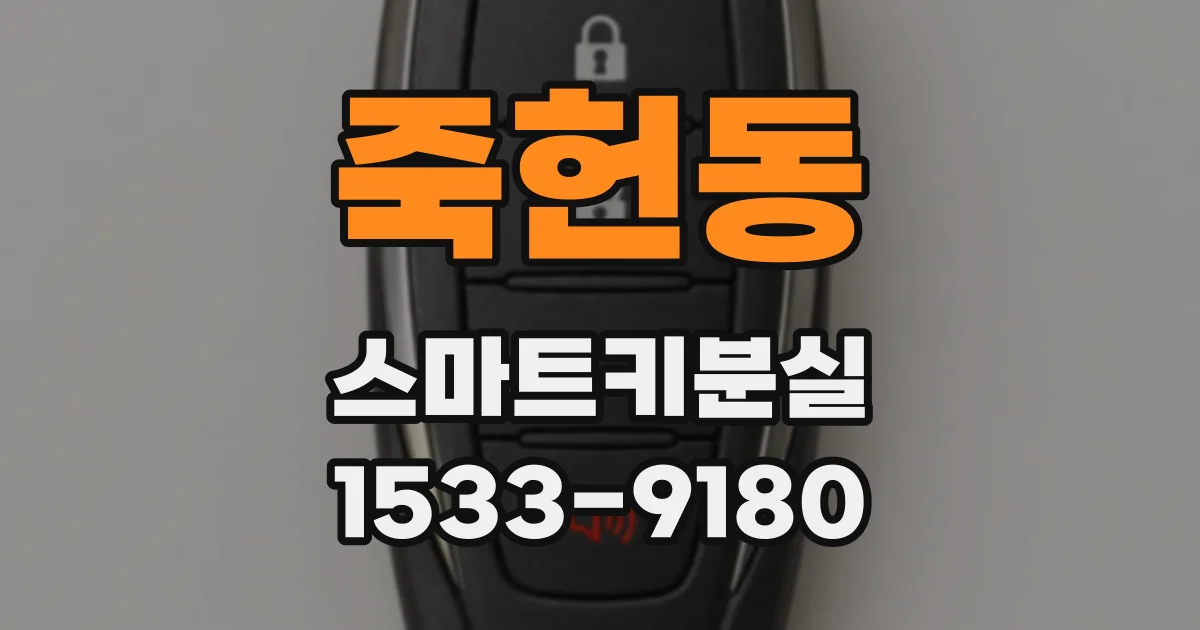죽헌동 스마트키분실