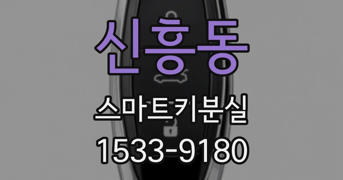 신흥동 스마트키분실