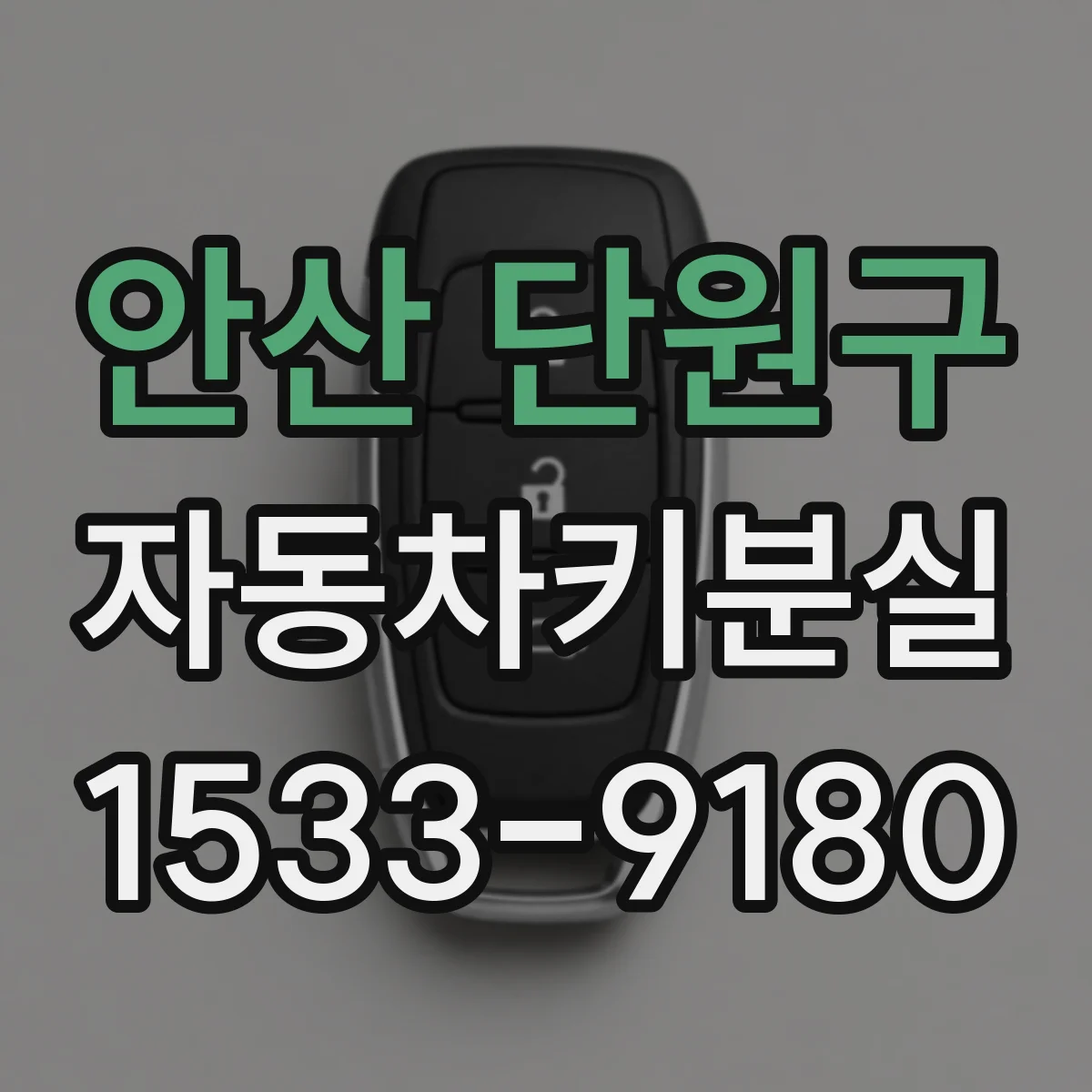 안산 단원구 자동차키분실