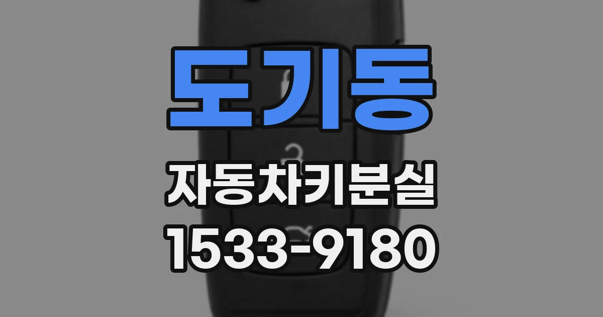 도기동 자동차키분실