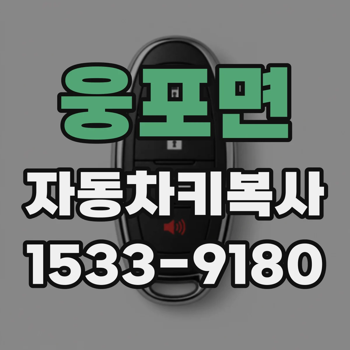 웅포면 자동차키복사