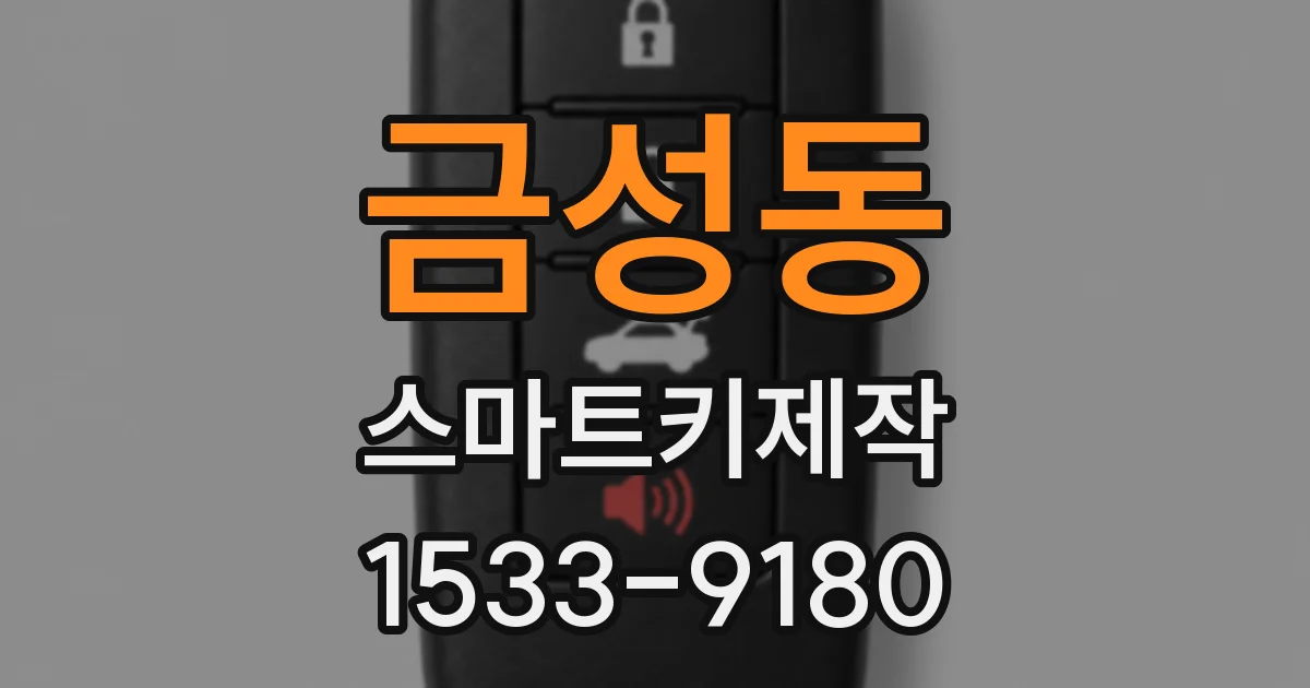 금성동 스마트키제작