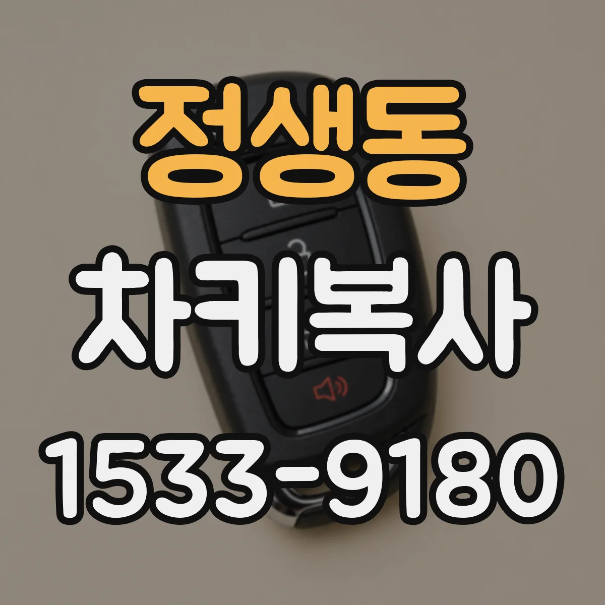 정생동 차키복사